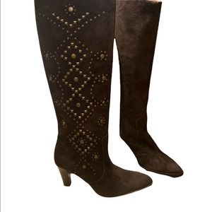 Ramon Tenza Crystal Studded Long Boots👢
